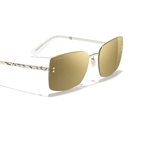 chanel sonnenbrille gold|chanel sonnenbrille sale.